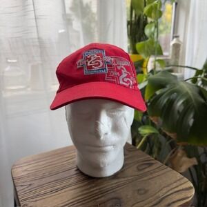 Kia Motors Clippers Hat Baseball Cap 25 Seasons in LA Red Unisex‎